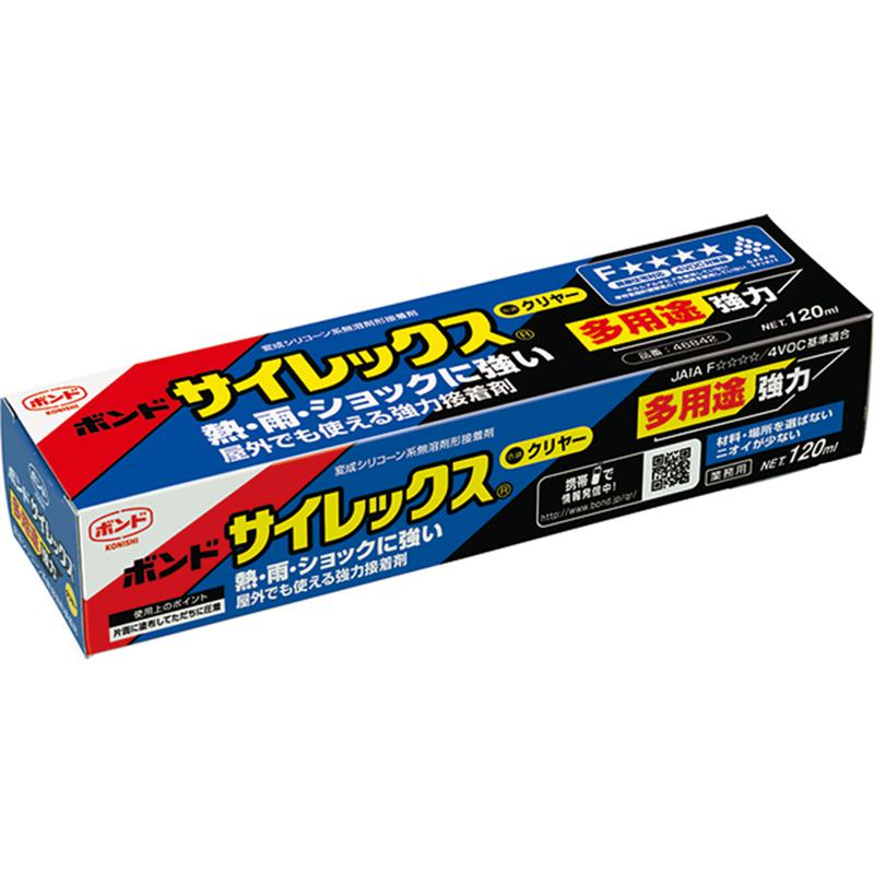 ボンド サイレックス 多用途・強力 クリヤー 120ml コニシ (#46842)