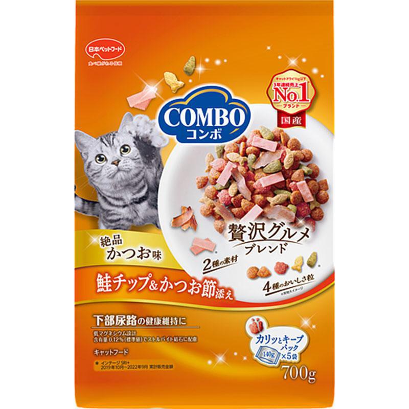 日本ペットフード コンボキャットかつお味 鮭チップ 700g