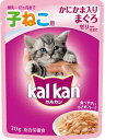 【即納在庫品】 \旧パッケージ品のため特別価格!/ マースジャパン カルカンパウチ 12ケ月までの子猫用 かにかま入りまぐろ 70g