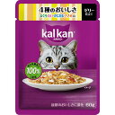 マースジャパンリミテッド カルカンパウチ 4種のおいしさ まぐろ・たい・かにかま・ささみ入り 60g