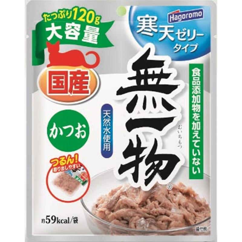 はごろもフーズ 無一物パウチ寒天ゼリーかつお 猫 ウェット 全ステージ 120g