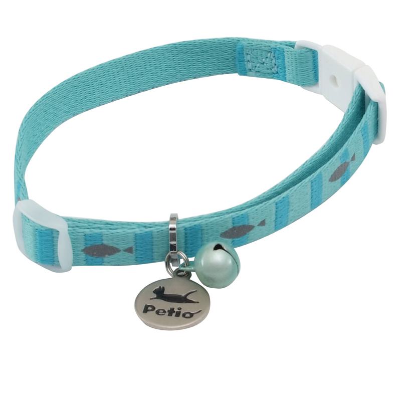 ペティオ(Petio) CAT COLLAR フィッシュボーダーカラー ブルー ペティオ