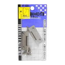 鉄Nメッキロング丁番 2枚入り WAKI(和気産業) (VF-020)