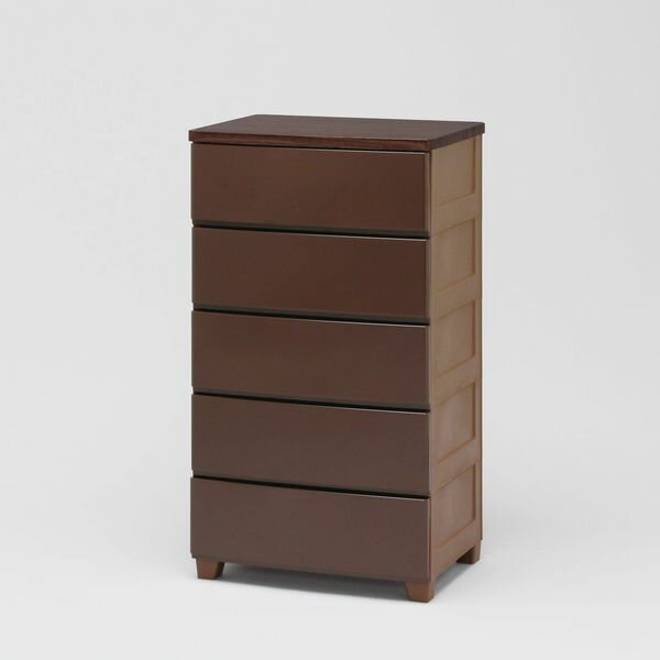 アイリスオーヤマ ウッドトップチェスト ブラウン MG-555