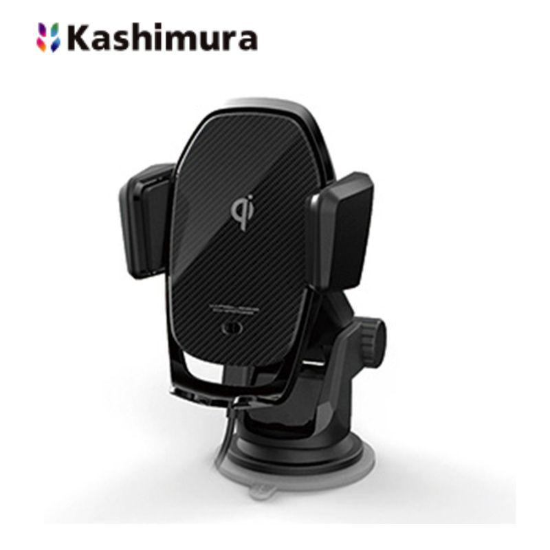 【即納在庫品】 Qi自動開閉ホルダー手帳対応キャパシタ付き吸盤 KW-19