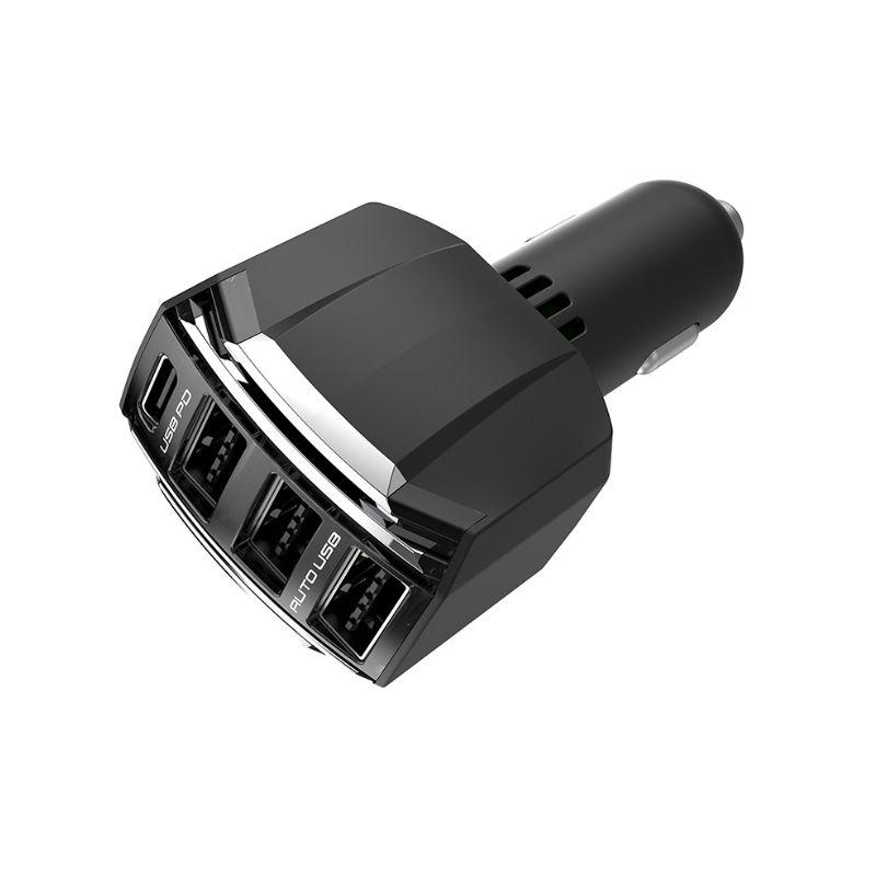 カシムラ DC／USB 4ポート49W PD20W DC052