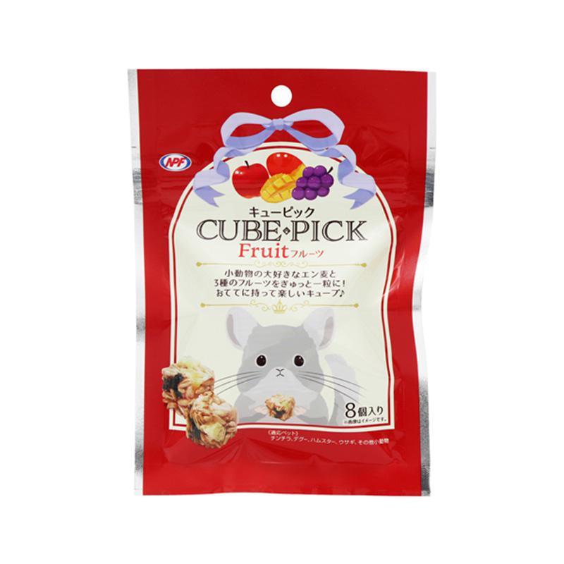 ナチュラルペットフーズ 小動物 小動物フードのおやつ キューピック フルーツ 8個