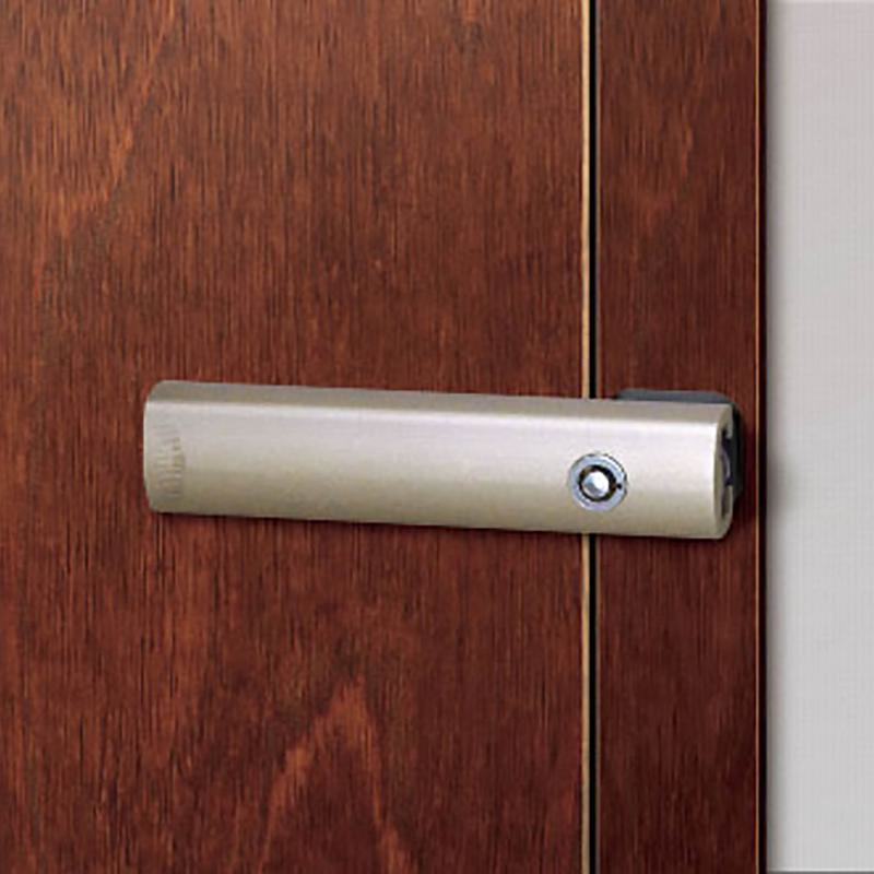 扉用補助錠 開き戸・引き戸兼用 錠付スライドラッチNEW ガードロック (NO.201)