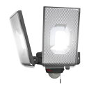 【即納在庫品】センサーライト 12.5W×2灯スライド型 LEDセンサーライト コンセント式 屋外 防水 人感センサー 調光・調色機能 常夜灯 投光器 フラッシュ発光 高輝度2500ルーメン LED-AC2050 ムサシ MUSASHI