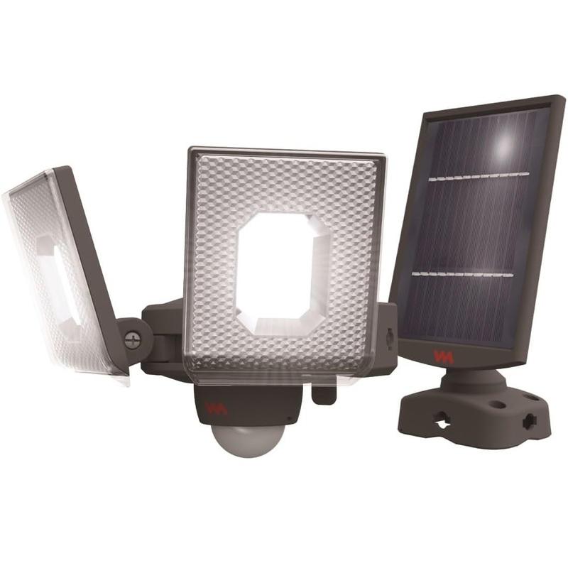 【即納在庫品】 センサーライト 7.5W×2灯スライド型 ソーラーセンサーライト ソーラー充電 省エネ 節電 屋外 防水 人感センサー 調光機能 フラッシュ発光 高輝度1200ルーメン S-240L ムサシ MUSASHI