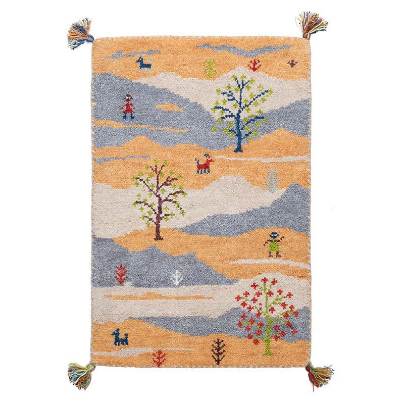 玄関マット 45×75 － ギャッベマット GABBEH A6 270075717