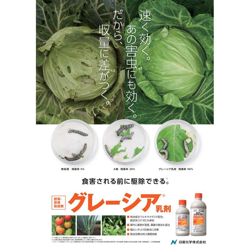 日産化学 グレーシア乳剤 500mL 殺虫剤 ガーデニング 野菜 速効 長期間 家庭園芸 2