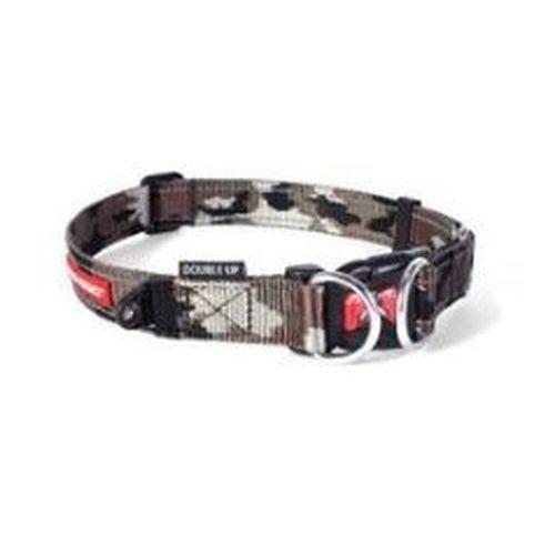 イージードッグ ダブルロックカラー M グリーンカモ 新東亜交易