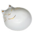 猫の耳 深皿 白 貝沼産業