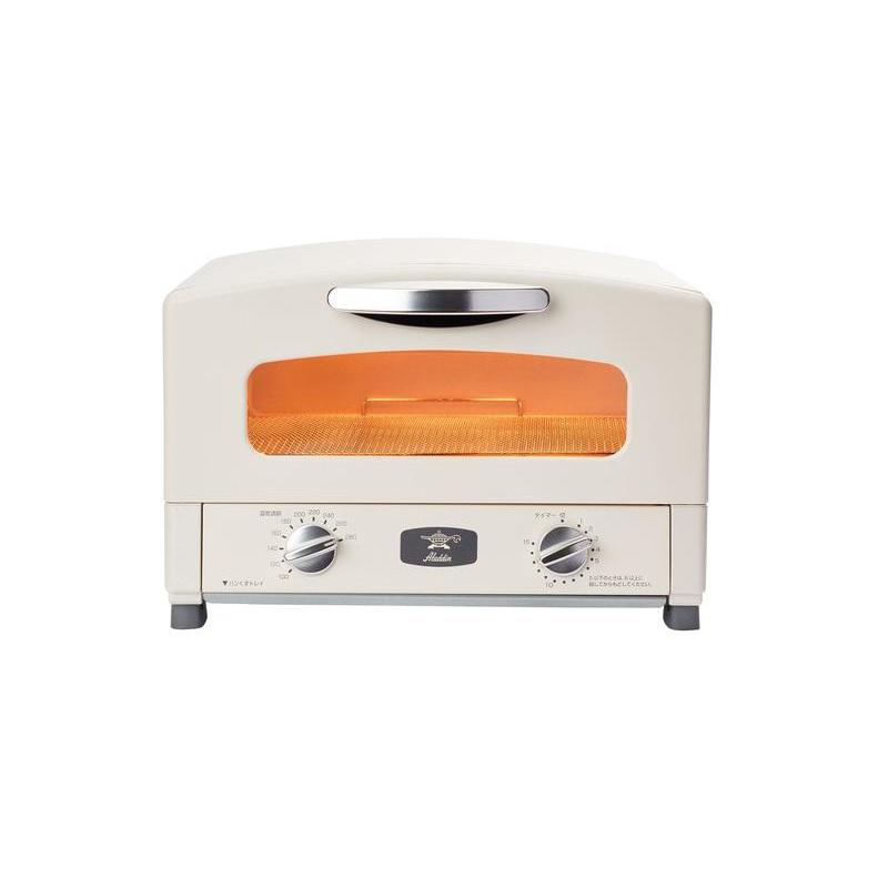 オーブントースター（売れ筋ランキング） 【あす楽】 アラジン グラファイトトースター (2枚焼き) AET-GS13C-W おしゃれ かわいい オーブントースター レトロ 小型 コンパクト