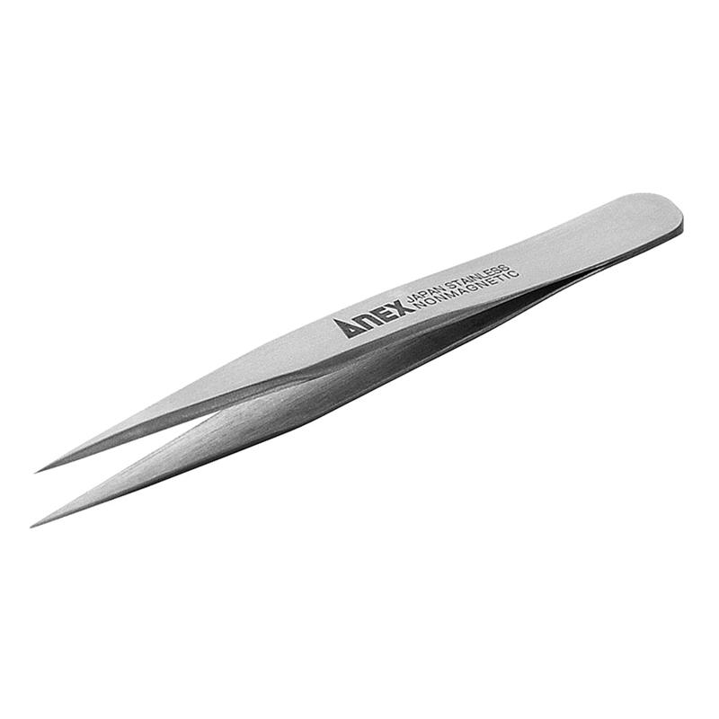 ANEX ステンレスピンセット 先細 小型 110mm No.203 兼古製作所