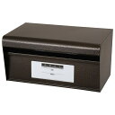 ブロックポスト エンボスブラウン 390mm×195mm×245mm ケイジーワイ工業 (SGE-83)