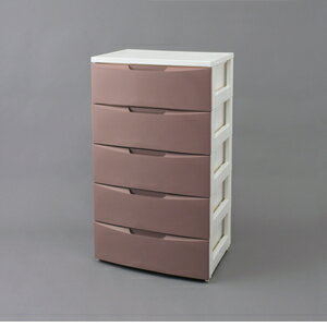 アイリスオーヤマ ルームチェスト ホワイト／ブラウン RC-555