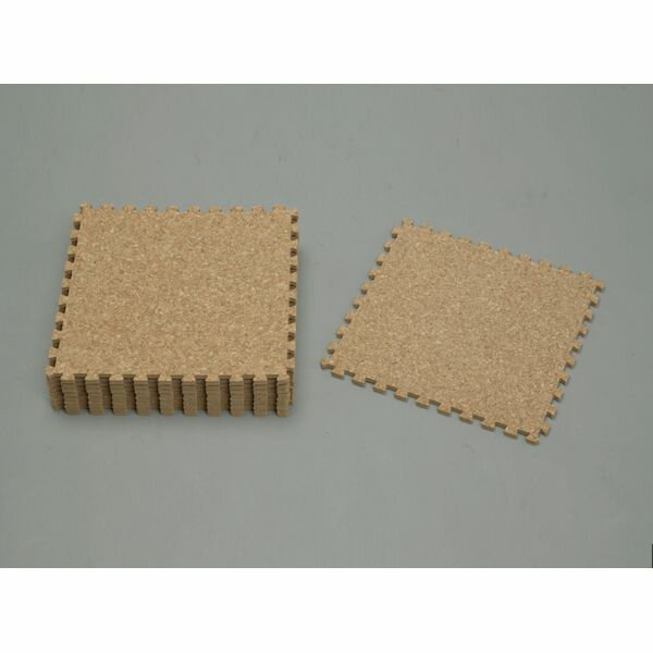 アイリスオーヤマ ジョイントマット（コルク） （9枚1セット） ナチュラル JTM-32（CRK）