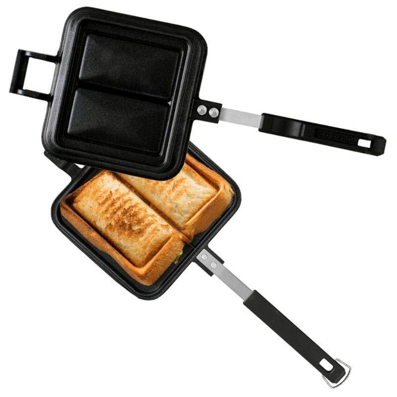 アイリスオーヤマ 具だくさんホットサンドメーカーダブル ガス火専用 NGHS-DG