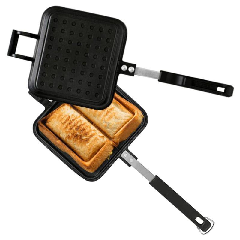 アイリスオーヤマ 具だくさんホットサンドメーカーダブル IHガス火両用 NGHS-DI