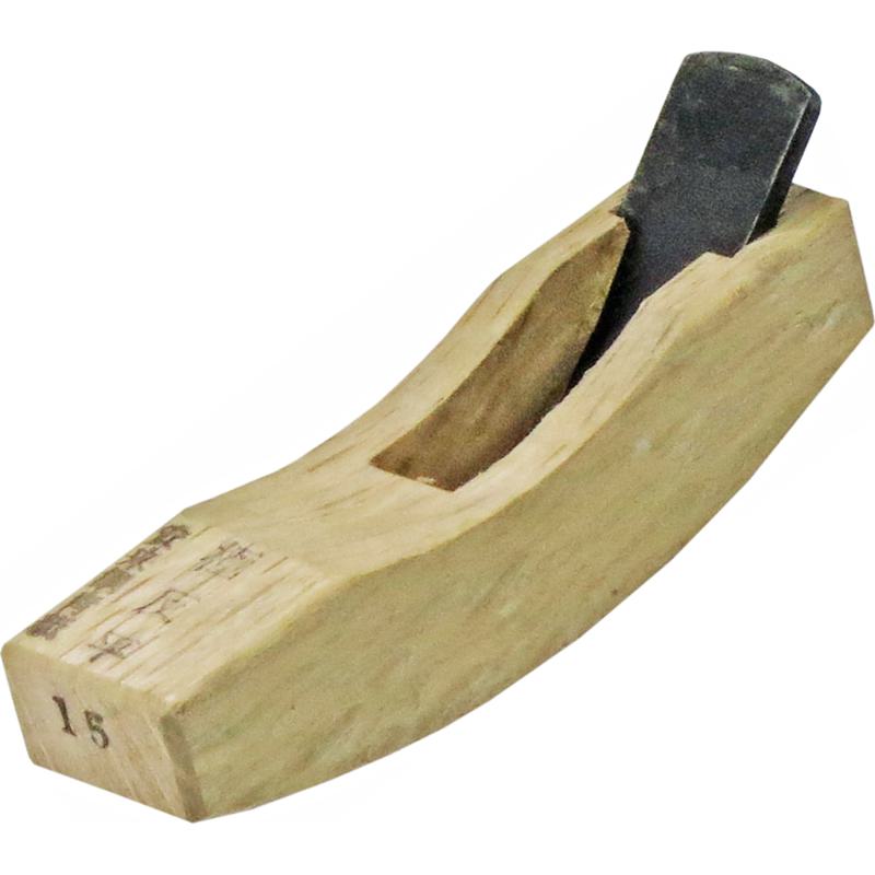 大五郎 まめ鉋 極反り 平 (反鉋) 15mm