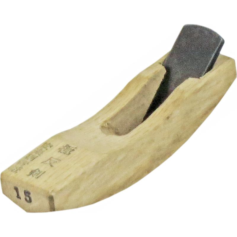 大五郎 まめ鉋 極反り 剣型 (剣刃反鉋) 15mm
