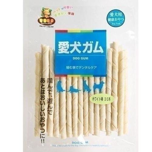 GO 愛犬ガム ホワイト 棒 30本 マルジョー＆ウエフク