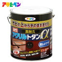 アサヒペン 油性高耐久アクリルトタン用α3kg 新茶 屋外塗料 屋根 トタン 高光沢