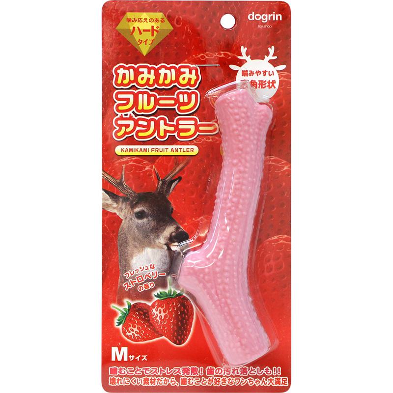 スーパーキャット かみかみフルーツアントラー ストロベリー M TK12
