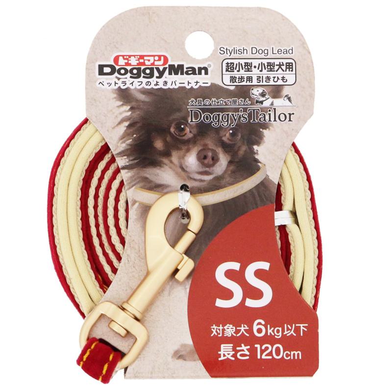 ドギーマン(Doggy Man) Doggys Tailor いぬのリード SS スエード レッド ドギーマンハヤシ