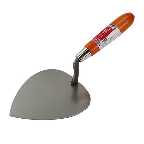 赤長 レンガ鏝 ＃2 ( 大工道具 左官鏝 レンガ鏝 藤原産業 )