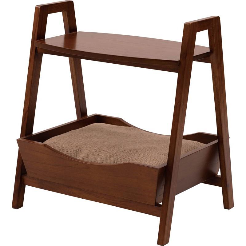 東谷 ペット サイドテーブル ブラウン PET-67