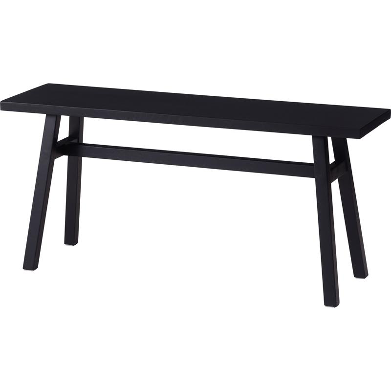 ベンチ 木製 椅子 チェア チェアー 腰掛け 北欧 シンプル おしゃれ 天然木 ナチュラル 玄関 ディスプレイ ラック 花台 観葉植物 東谷 ベンチ ブラック MTK-361BK