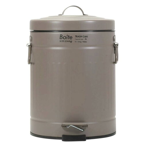 ベストコ Boite リビングトラッシュカン 5L ブラウン NQ-0191 ベストコ Boite リビングトラッシュカン 5L ブラウン NQ-0191