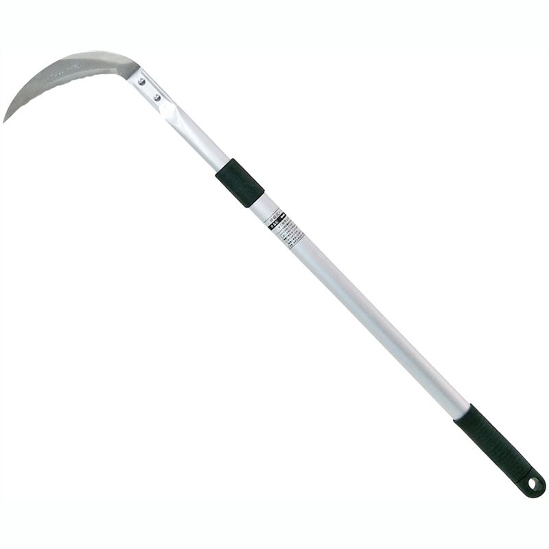 ガーデンヘルパー 2段伸縮 万能草刈鎌 (ワイド) 640mm〜1050mm伸縮パイプ付き S-20W Garden Helper