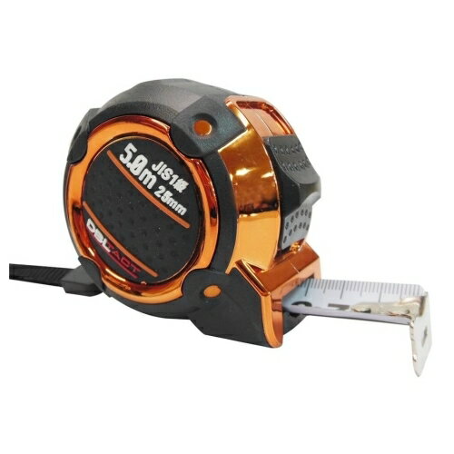 DBLTACT JIS極厚コンベックス オレンジ DJC−255O 25mm×5m