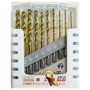 H&H 六角軸チタンドリルセット HTD−10 10PC