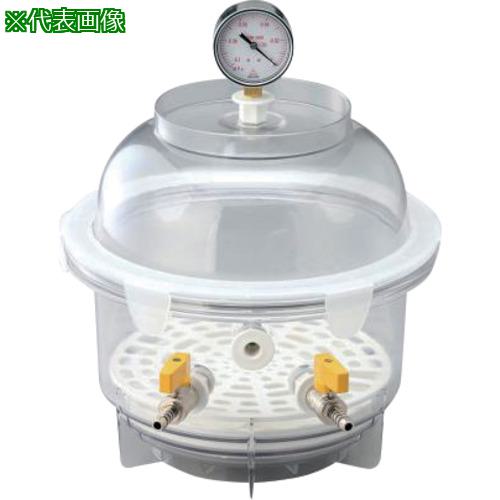■AS 成形真空デシケータRVD-250ゲージ付〔品番:293103〕【1009041:0】[送料別途見積り][掲外取寄][店頭..