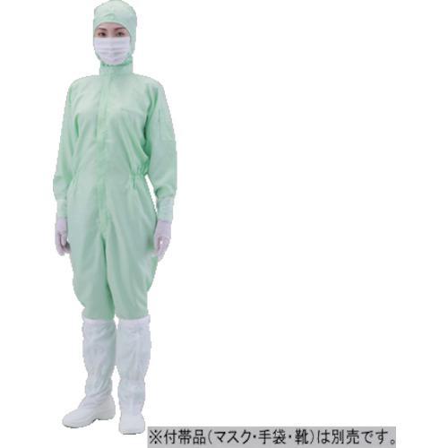 ■AS 無塵衣AS197C フード付 緑 S〔品番:1272301〕【1009603:0】[送料別途見積り][掲外取寄][店頭受取不..
