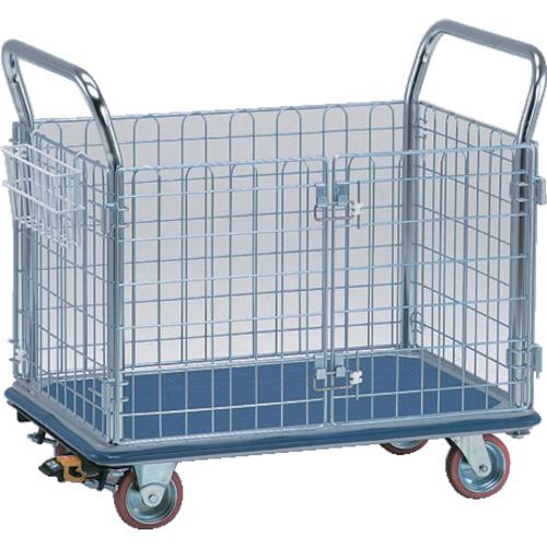 《メーカー》アズワン（株）《品番》1-6290-02《特長》●観音扉は荷台面から大きく開き、取り外し・取り付けも容易です。●床面に優しい赤ブタジエンゴム車輪を使用しています。●NK-307K-STはフットブレーキ付きタイプです。《用途》《仕様》●重量(kg):30●積載荷重(kg):300●金網内寸法(mm):830×570×500●床面高さ(mm):190《仕様2》●観音扉型金網台車NK-307K-ST●キャスター:φ130mm赤ブタジエンゴム・スチール製《原産国（名称）》《材質／仕上》●荷台:スチール《セット内容／付属品》《注意》《JANコード》4542330163087《本体質量》0.0g※こちらの商品は送料無料対象外です。※「送料無料」と表示されても別途送料が必要となりますのでご注意ください。AS　観音扉型金網台車　NK−307K−ST〔品番：1-6290-02〕[注番:1014592][本体質量：0.0g]《包装時基本サイズ：635.00×635.00×635.00》〔包装時質量：32.0kg〕分類》搬送機器》運搬台車》プレス製台車☆納期情報：取寄管理コード(005) メーカー直送品 (欠品の場合有り)