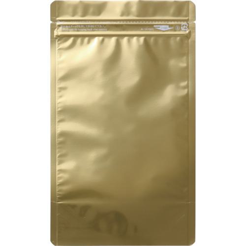 ■セイニチ 「ラミジップ」 アルミカラースタンドタイプ 金 200×140+41 (50枚入)〔品番