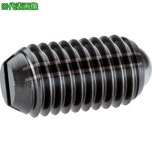 ■HALDER スプリングプランジャ ボール、スロット付 快削鋼、バネ圧:強〔品番:22050.0206〕【1059013:0..