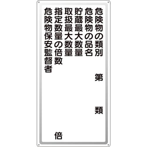 ■ユニット アルミ製危険物標識危険物の類別〔品番:319091〕【1060099:0】[送料別途見積り][掲外取寄][店頭受取不可]