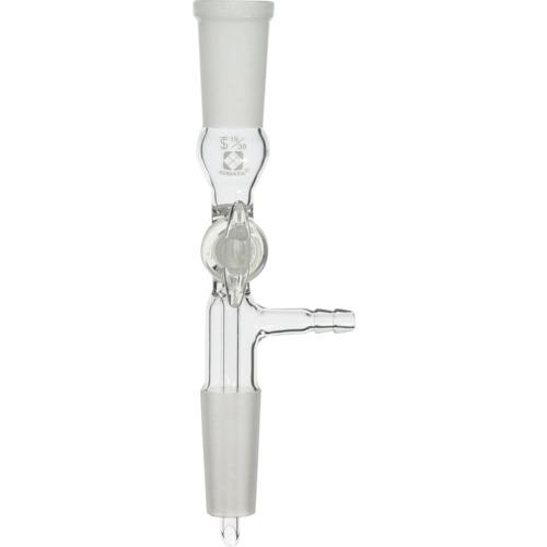 ■SIBATA 共通摺合連結管 中間コック付 19/38-19/38〔品番:0071801938〕【1066998:0】[送料別途見積り][掲外取寄][店頭受取不可]