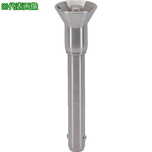 ■HALDER ボールロックピン セルフロッキング保護グリップ付 ステンレス鋼〔品番:22340.1110〕【1068207..