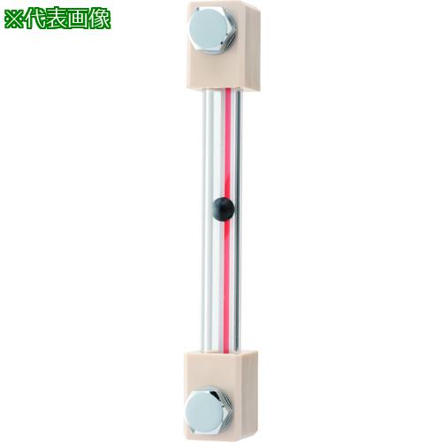 ■協和 耐熱・耐薬品用ガラスパイプ式オイルゲージ〔品番:KLPC250GM12〕【1072482:0】[送料別途見積り][..