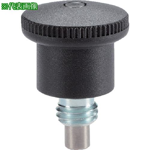 ■HALDER インデックスボルトミニ標準ホールド機構付鋼鉄、亜鉛メッキ呼び寸6ネジ部M12.5〔品番:22110.0642〕【1073064:0】[送料別途見積り][掲外取寄][店頭受取不可]