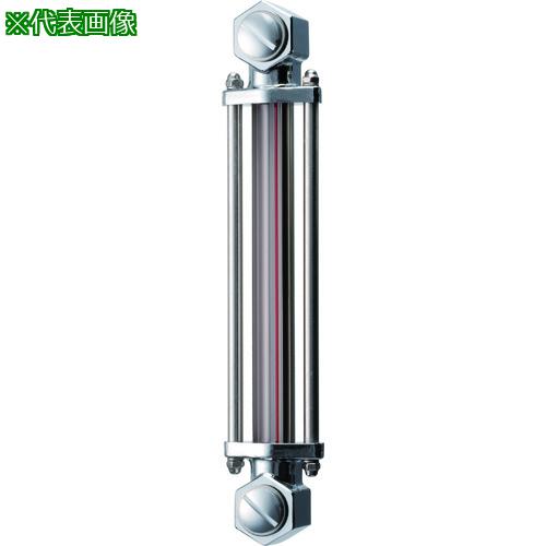 ■協和 金属製オイルゲージ KLM型(本体小型)〔品番:KLM100MM10〕【1074941:0】[送料別途見積り][掲外取寄][店頭受取不可]