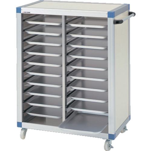 ■AS アルミトレーワゴン W1型〔品番:6667612〕【1075225:0】[送料別途見積り][法人・事業所限定][外直..